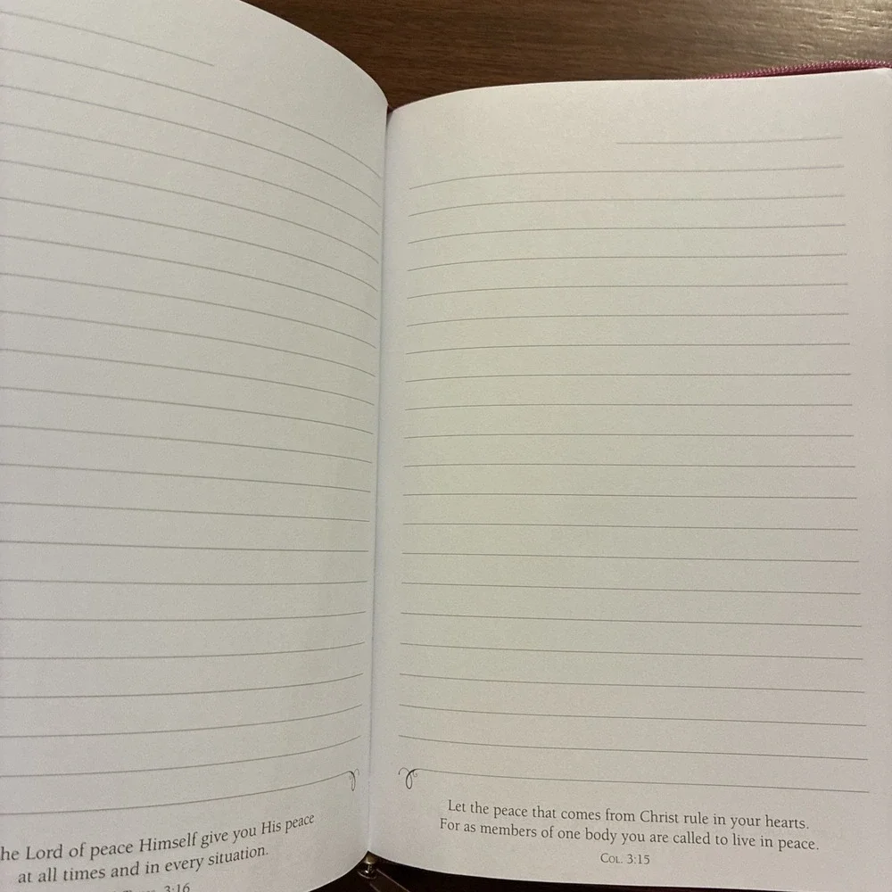 He Who Promised Is Faithful Faux Leather Lined Page Journal W/ Zipper READ DESC